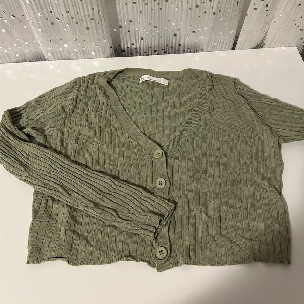 Oak and fort cardigan sweater